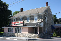 Seipsville Hotel, built in 1760 in Palmer Township in August 2013