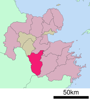 竹田市位置図