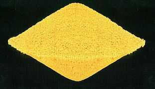 Pulverförmiger Yellowcake