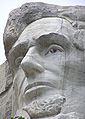 Abraham Lincoln, uut'ehakt op Mount Rushmore
