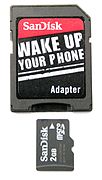 microSD-Karte mit Adapter