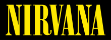 The wordmark logo of Nirvana