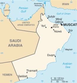 Oman - Mappa