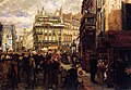 Dzień powszedni w Paryżu, mal. Adolph Menzel (1869)