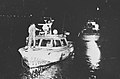 ספינות ברטרם מתקרבות לרציף בלילה בנמל אילת