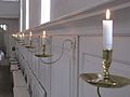 Das Gotteshaus wird bis heute nur mit Kerzen beleuchtet.