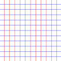 The same grid before the Möbius transformation.