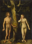 Адам і Єва, Лукас Кранах Старший