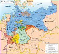 Mapa do Império Alemão