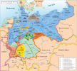 Mapa Německé říše v letech 1871 až 1918