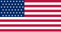 Bandeira usada de 1901 a 1908 quando Filipinas estava administrada diretamente pelos Estados Unidos.
