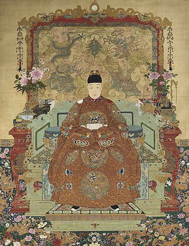 Китайский император Тяньци из династии Мин