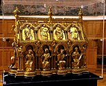 Arca reliquiari de Nicolas de Verdun, que es conserva a la catedral de Tournai