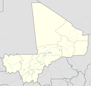 Bamako na zemljovidu Malija