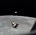 Lunarni modul u mjesečevoj orbiti.
