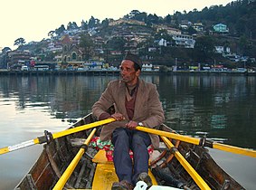 Boat-Man at Naini Lake, Nainital.