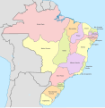 1822 Бразилия падышачылыгынын провинциялары