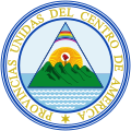 Emblem der Zentralamerikanischen Konföderation (1823–24)