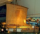 Kon-Tiki-expeditionen inleds för 77 år sedan: Farkosten finns idag på Kon-Tiki-museet i Oslo.