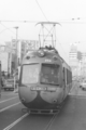 玉川線の真中駅付近を走るデハ200形電車（1969年撮影）