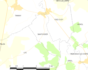 Poziția localității Saint-Didier
