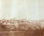 Панарама з боку Татарскіх агародаў, 1863 г.