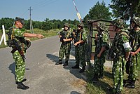 Soldados ucranianos em 2013, antes da Crise da Crimeia