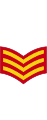 Шеврон сержанта британської армії та Королівської морської піхоти