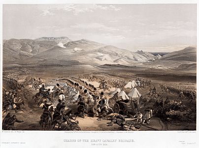 1855 Cavalry at the battle of Balaklava