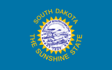 Flag of South Dakota (1963-1992)