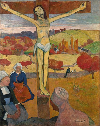 పాల్ గ్వాగ్విన్ చే చిత్రీకరించబడ్డ Le Christ Jaune (The Yellow Christ)