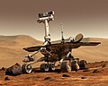 Recreación de un «rover» de la NASA