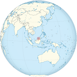 Розташування Брунею