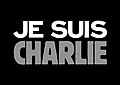 "Je suis Charlie". Supporting the victims of the Charlie Hebdo shootings in Paris.