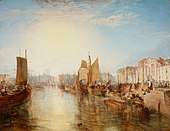 ジョゼフ・マロード・ウィリアム・ターナー 『ディエップの港』 1826年