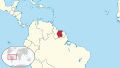 Surinameর মানচিত্রগ