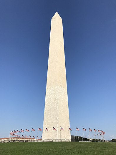 Washington Monument Obelisk - 1884.