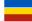 Vlag van de Oblast Rostov Russia