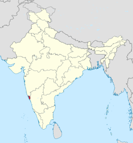 Kaart van Goa
