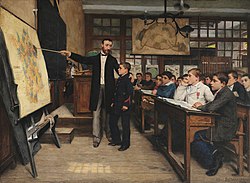 The Black Spot or The Geography Lesson, 1887