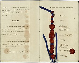 Het Verdrag van Londen, met handtekeningen