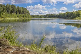 Алёнушкин пруд в окрестностях села Рябово, Зуевского района