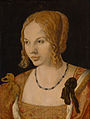 „Jaunos venecijietės portretas“, 1505 m., Meno istorijos muziejus (Viena)
