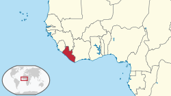 Location of Liberiya