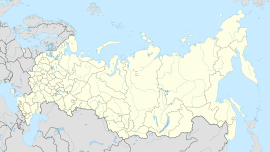 Магадан на карти Русије