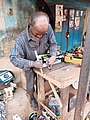 A professional tailor mechanic in Northern Ghana 02