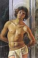 סבסטיאן הקדוש - ציור של הצייר האיטלקי אנטוניו סיקורזה (אנ') (1966)