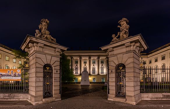 Main building of the Humboldt University, Berlin, Germany.