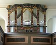 Die Orgel in der Kreuzkirche Störmthal baute 1723 der Orgelbauer Zacharias Hildebrandt.