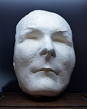 Masque mortuaire de François-Athanase Charette de La Contrie (masque du second moulage exécuté par Cazane - 12 germinal, an IV) - Historial de Vendée - Les Lucs-sur-Boulogne, Vendée